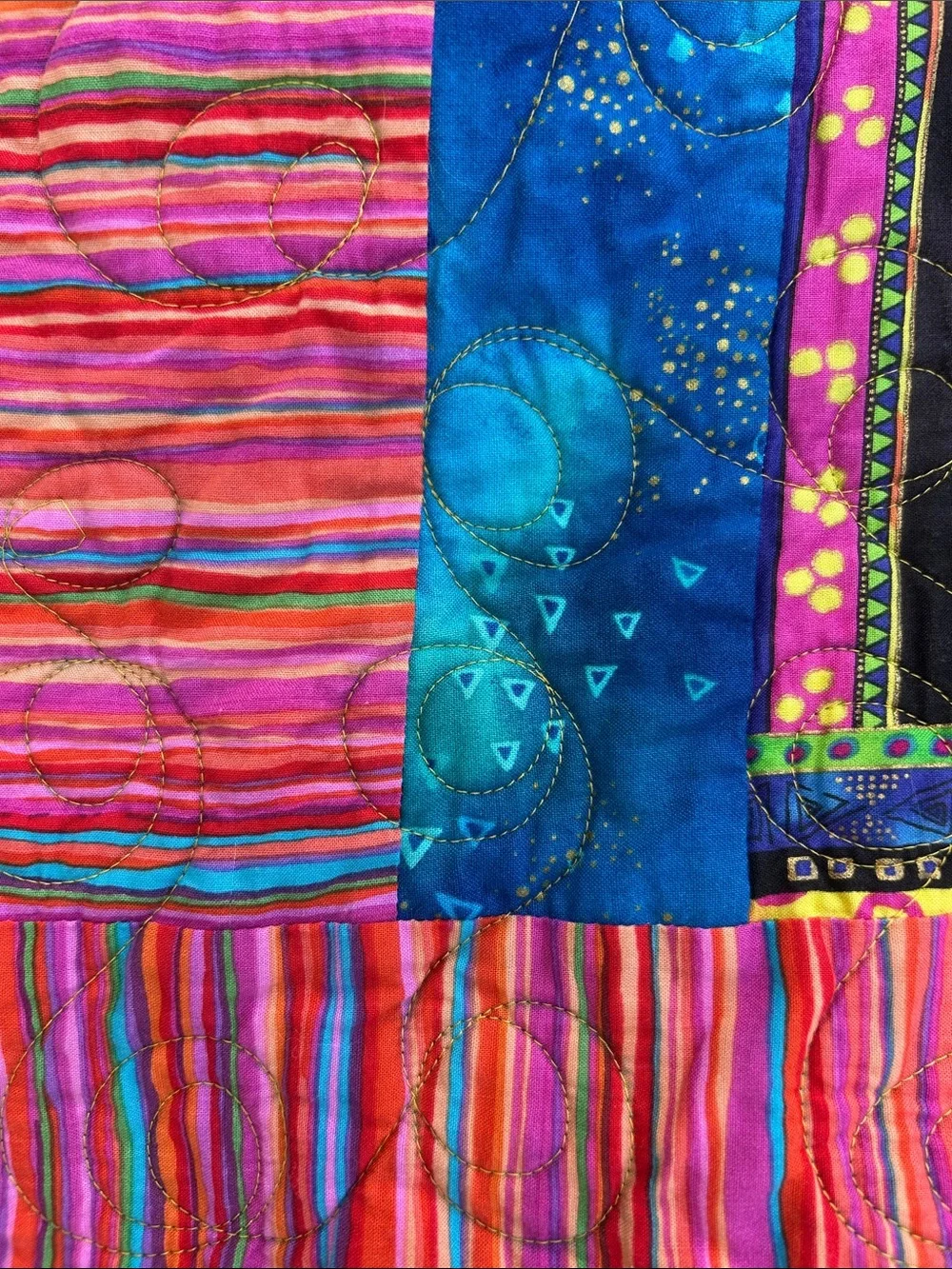 Multicolor Animal Patchwork quilt  - Vibrant Home decor